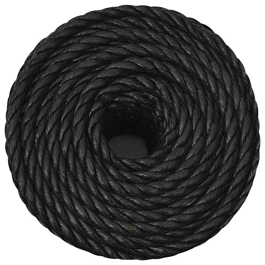 Radno uže crni 14 mm 25 m od polipropilena