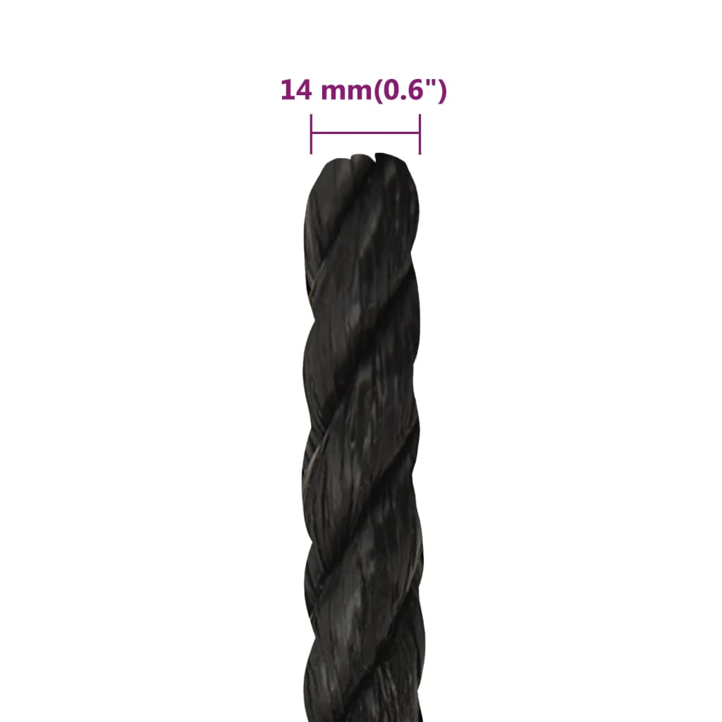 Radno uže narančasti 14 mm 250 m od polipropilena