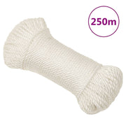 Radno uže bijeli 6 mm 250 m od polipropilena