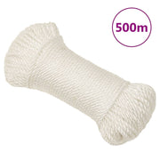 Radno uže bijeli 6 mm 500 m od polipropilena