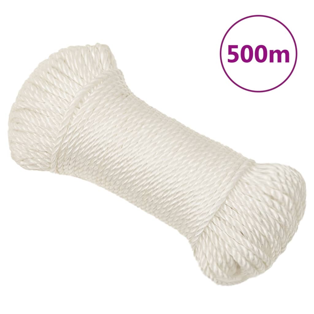 Radno uže bijeli 6 mm 500 m od polipropilena