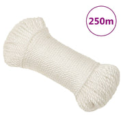 Radno uže bijelo 8 mm 250 m od polipropilena
