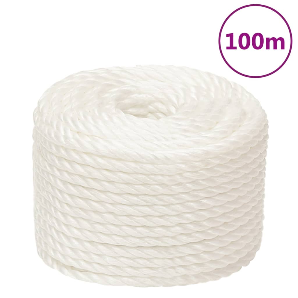 Radno uže bijelo 12 mm 100 m od polipropilena