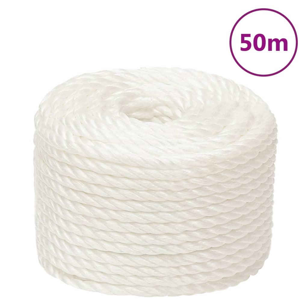 Radno uže bijeli 20 mm 50 m od polipropilena
