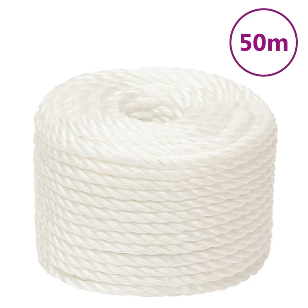 Radno uže bijeli 24 mm 50 m od polipropilena