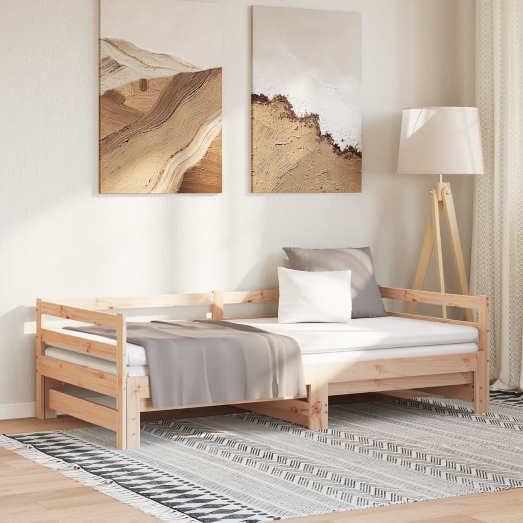 Dnevni krevet na izvlačenje bez madraca 90x190 cm