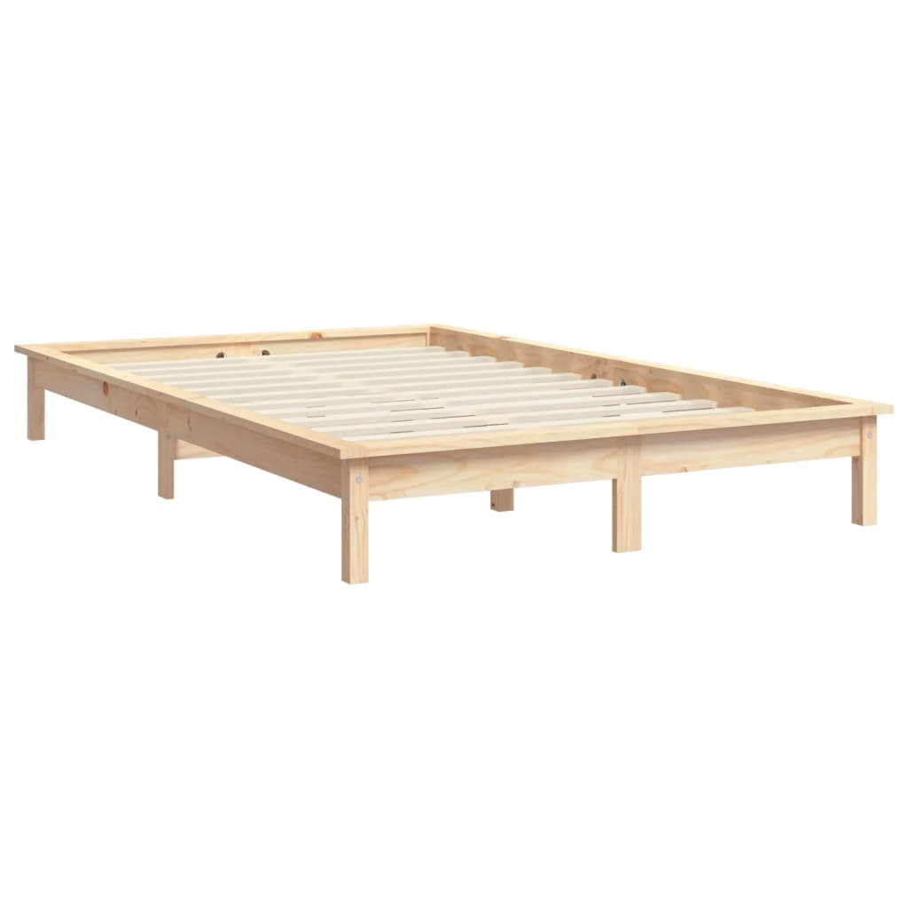 Okvir za krevet 120 x 200 cm od masivne borovine