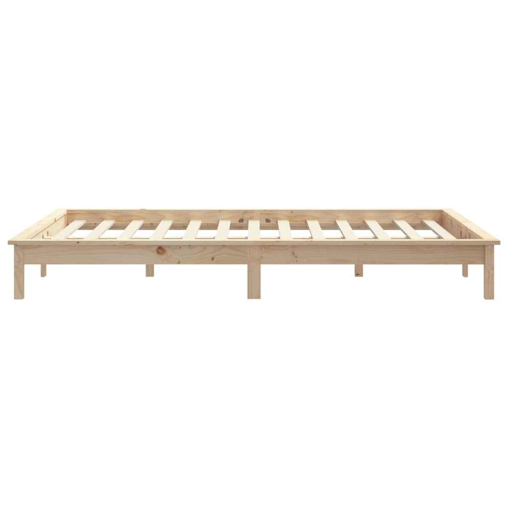 Okvir za krevet 120 x 200 cm od masivne borovine