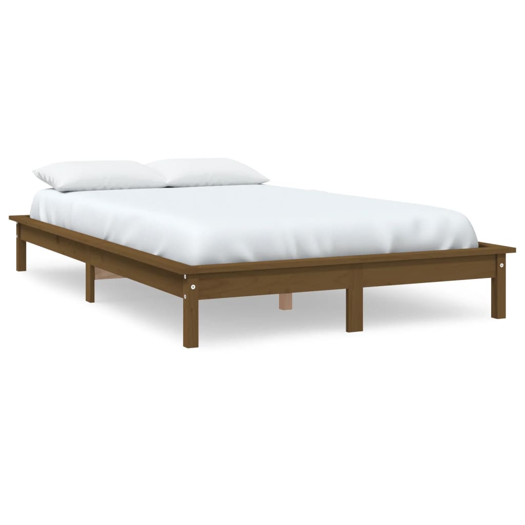 Okvir za krevet od borovine boja meda 135x190 cm bračni
