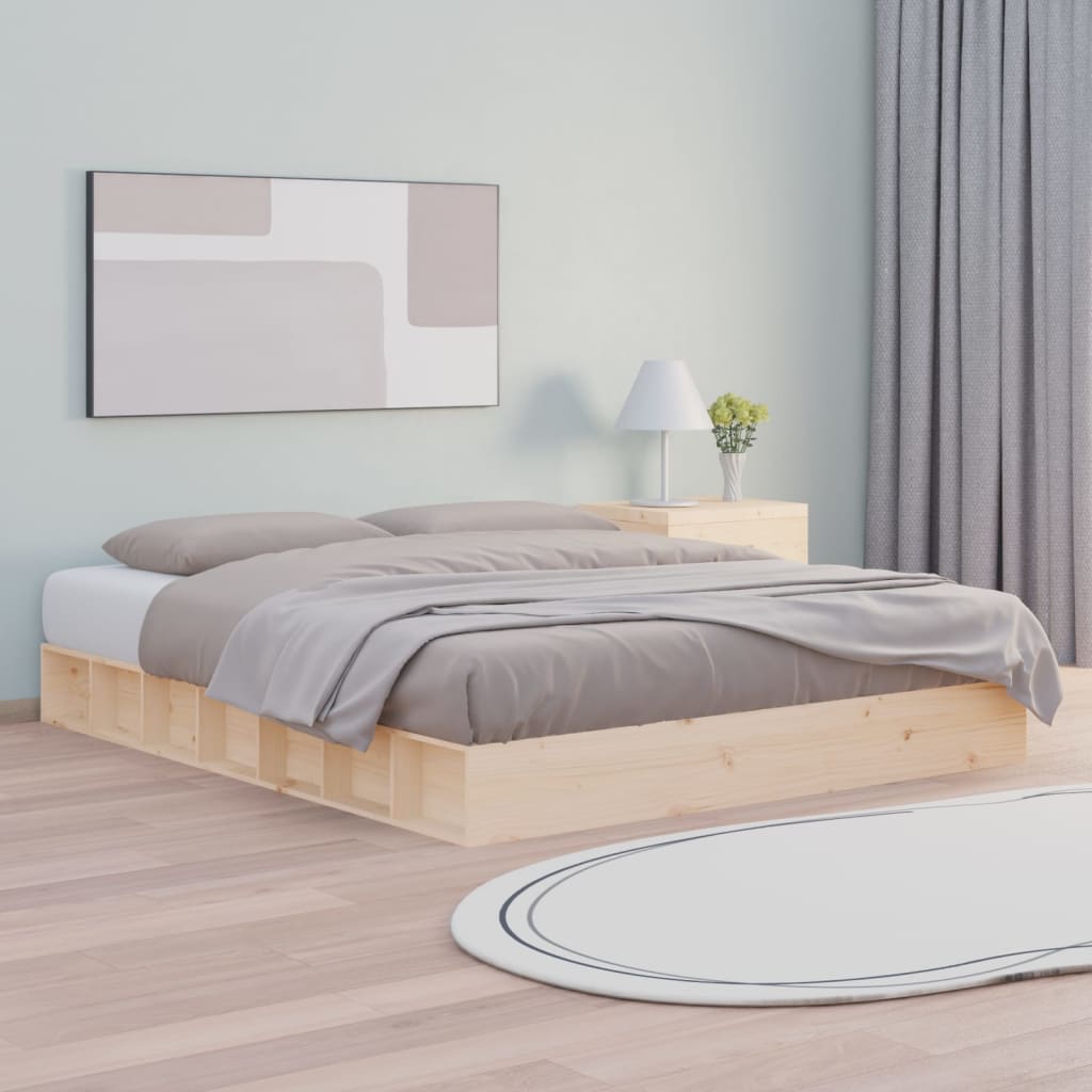Okvir za krevet 200 x 200 cm od masivnog drva