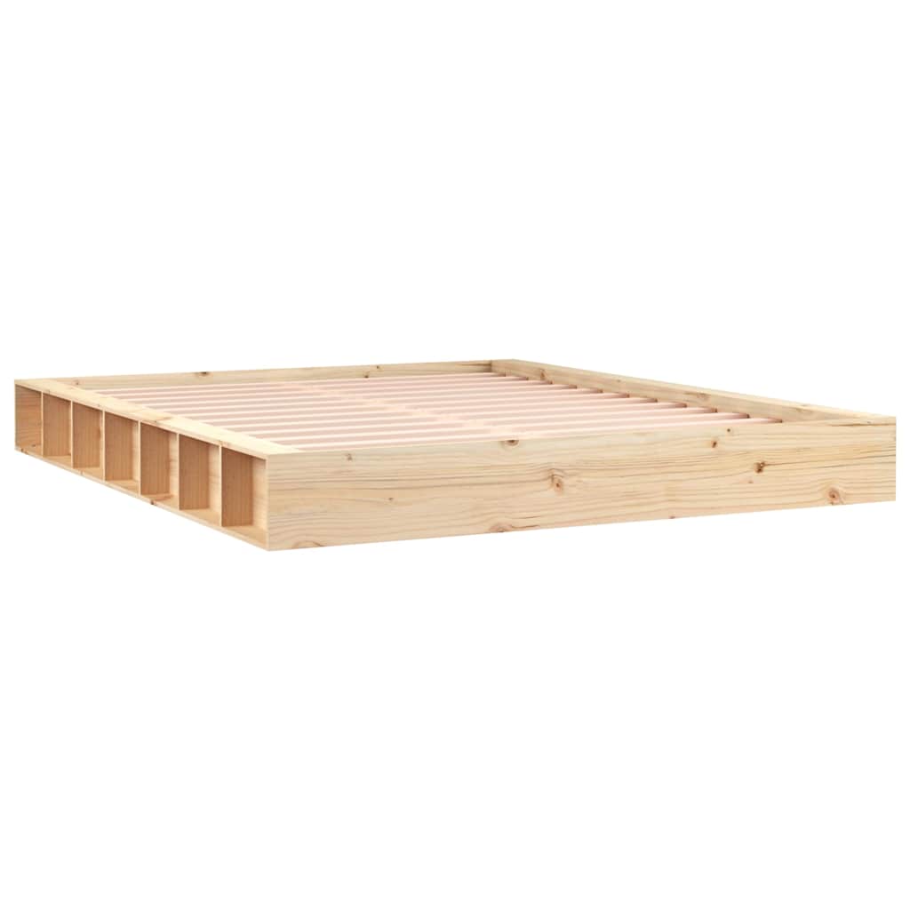 Okvir za krevet od masivnog drva 150x200 cm veliki bračni
