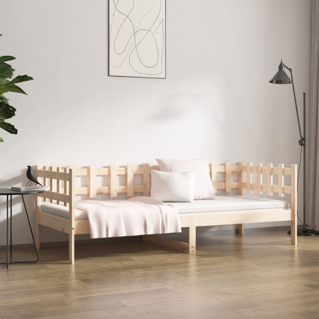 Dnevni krevet bez madraca 90 x 200 cm od masivne borovine