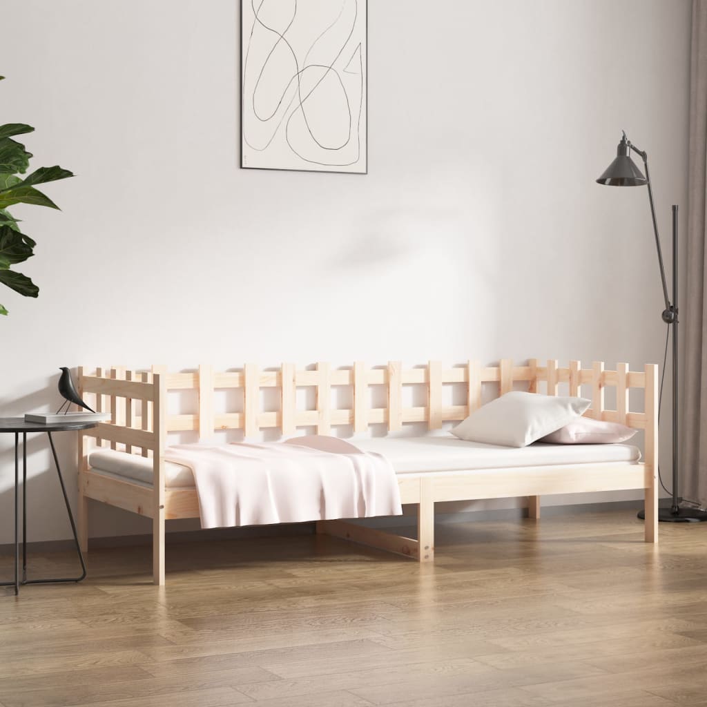 Dnevni krevet bez madraca 90 x 200 cm od masivne borovine