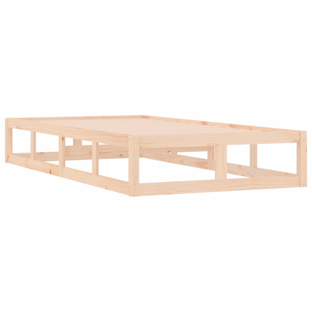 Okvir za krevet 100 x 200 cm od masivne borovine