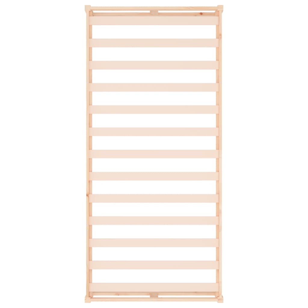 Okvir za krevet 100 x 200 cm od masivne borovine