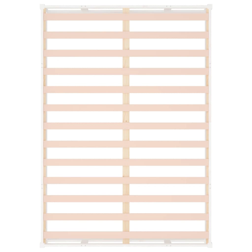 Okvir za krevet bijeli 180x200 cm bračni od masivnog drva