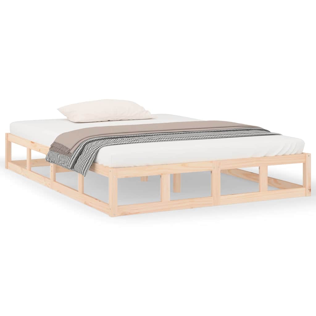 Okvir za krevet 140x190 cm od masivnog drva