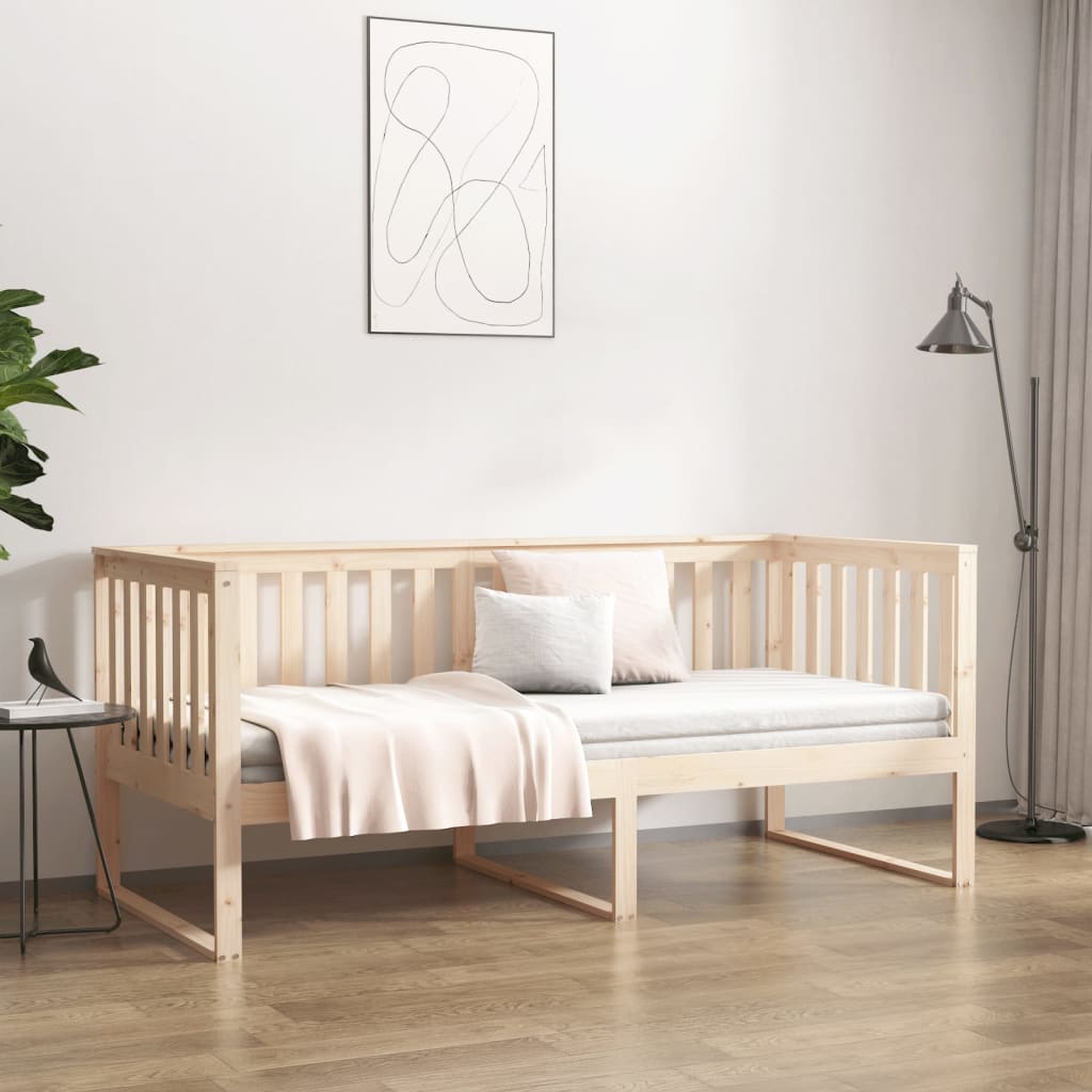 Dnevni krevet bez madraca 90 x 200 cm od masivne borovine