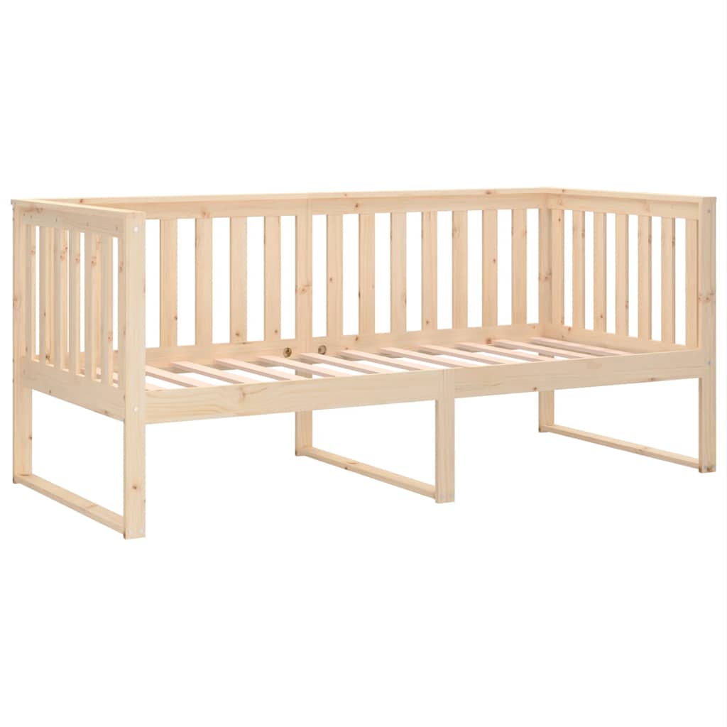 Dnevni krevet bez madraca 100x200 cm puno drvo bor