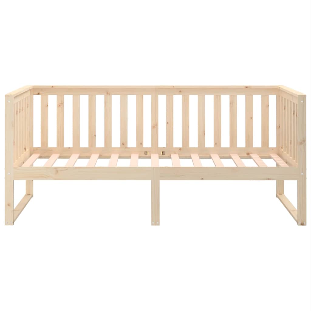 Dnevni krevet bez madraca 100x200 cm puno drvo bor