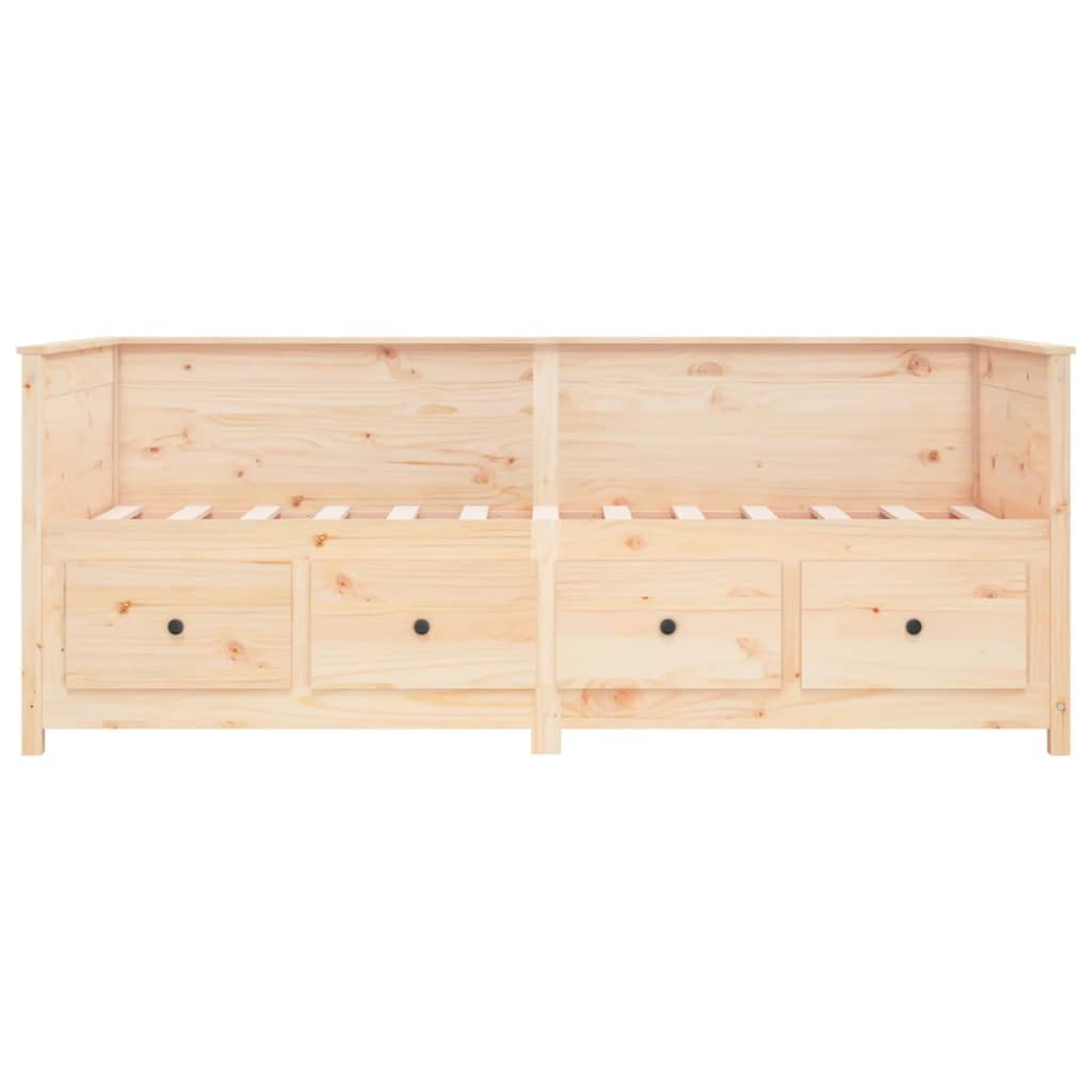 Dnevni krevet bez madraca 90 x 190 cm od masivne borovine