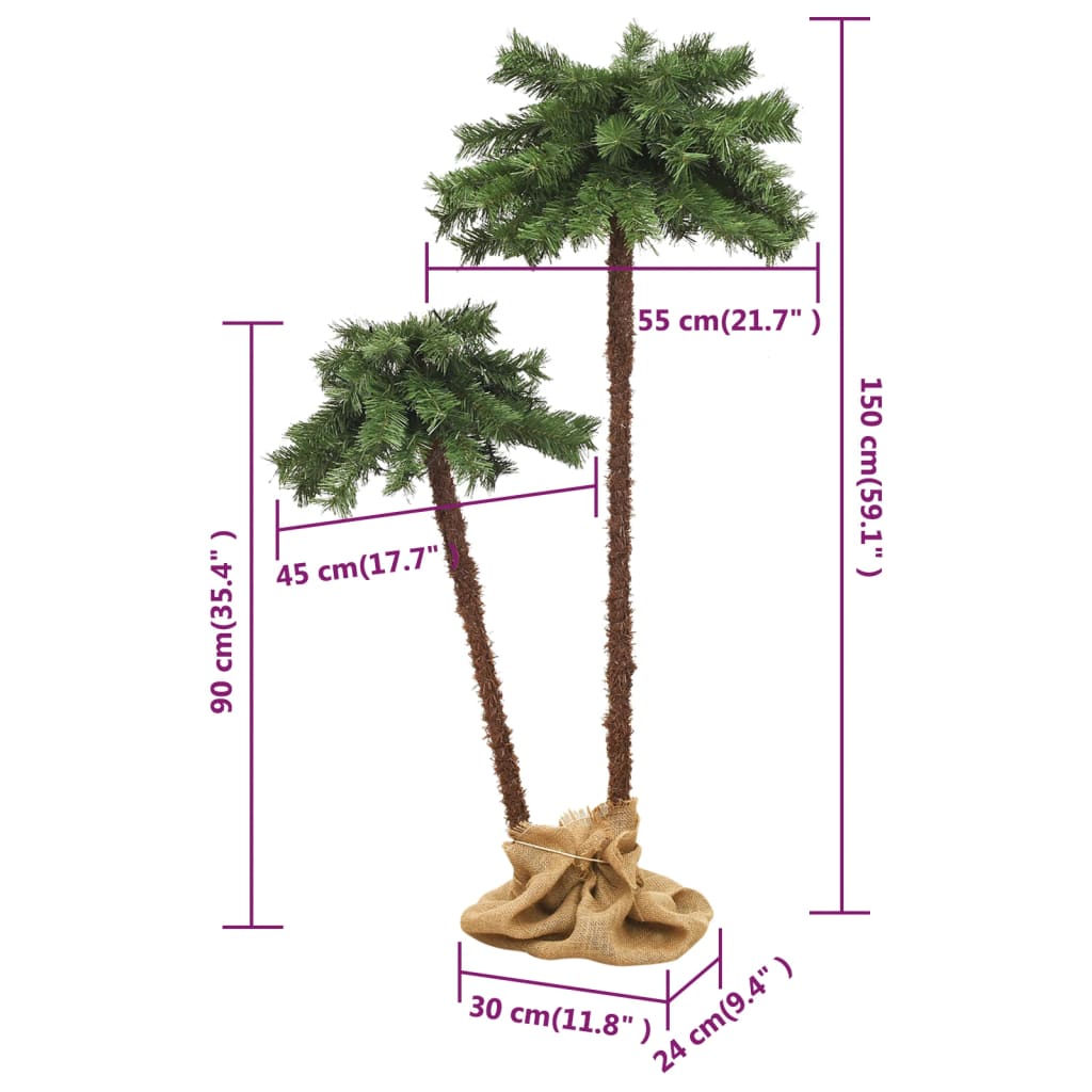 Božićno drvce s LED svjetlima 90 cm i 150 cm