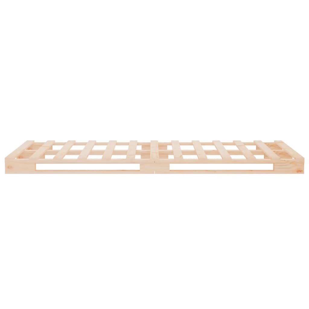 Krevet od paleta 90 x 190 cm od masivne borovine mali