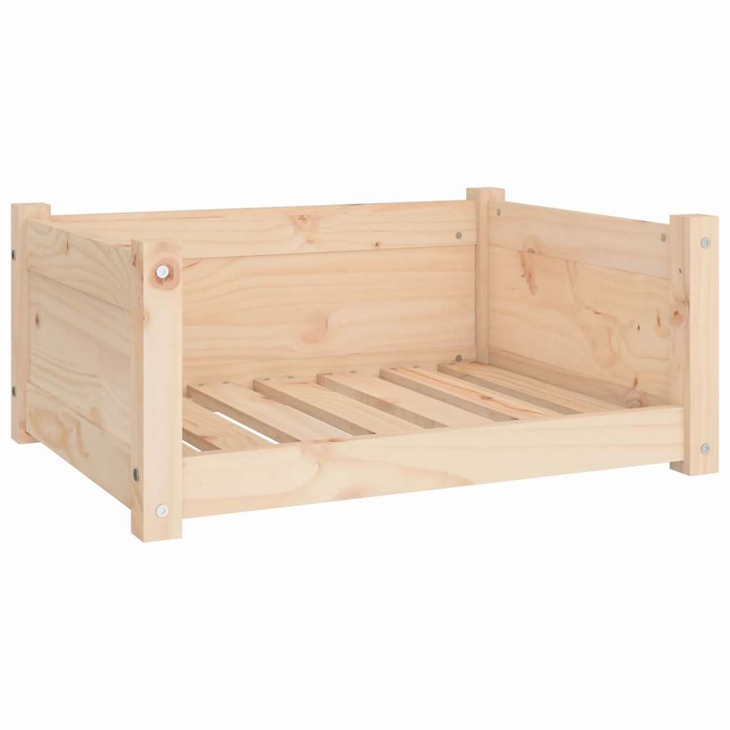 Krevet za pse 65,5x50,5x28 cm Masivni borov drvo
