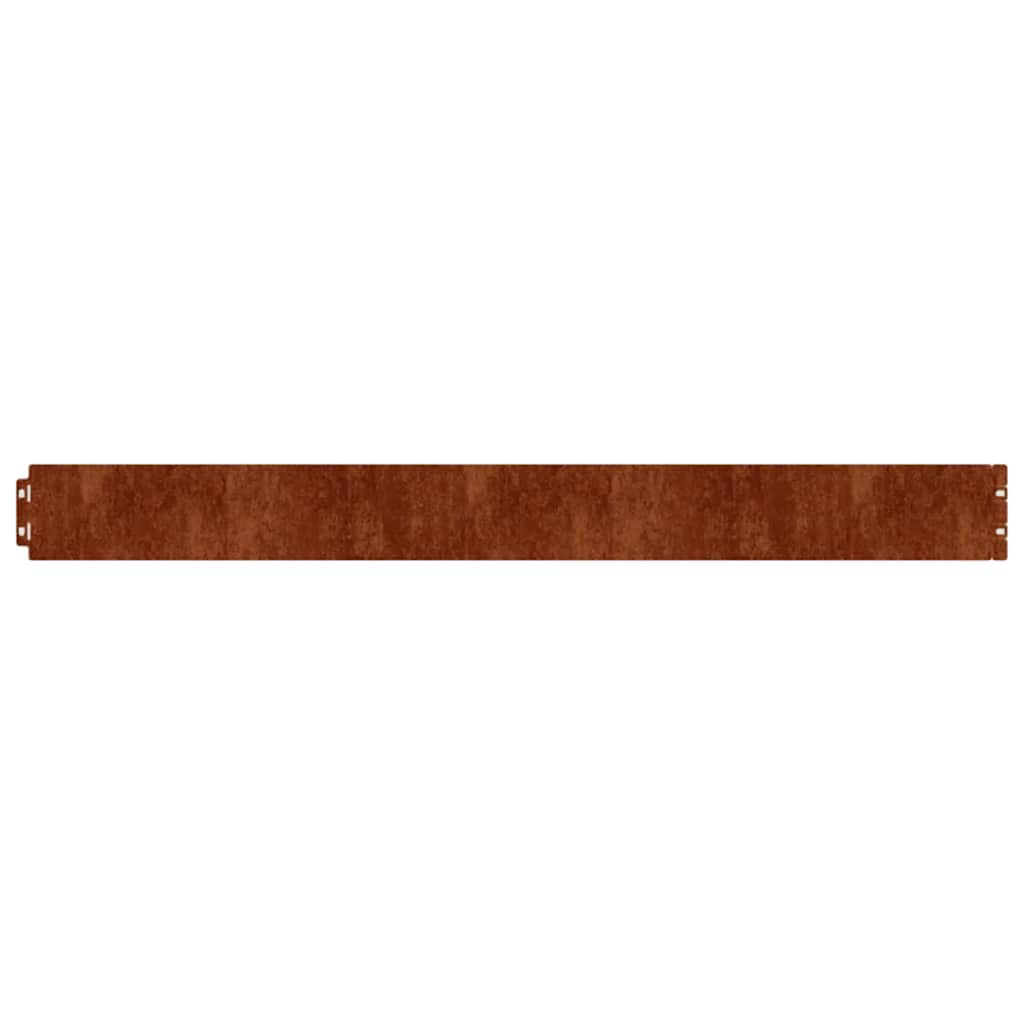 Rubnjaci za travnjak 50 kom fleksibilni 10x103 cm čelik COR-TEN