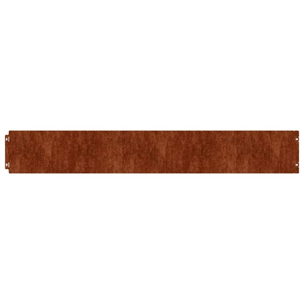 Rubnjaci za travnjak 10 kom fleksibilni 15x103 cm čelik COR-TEN