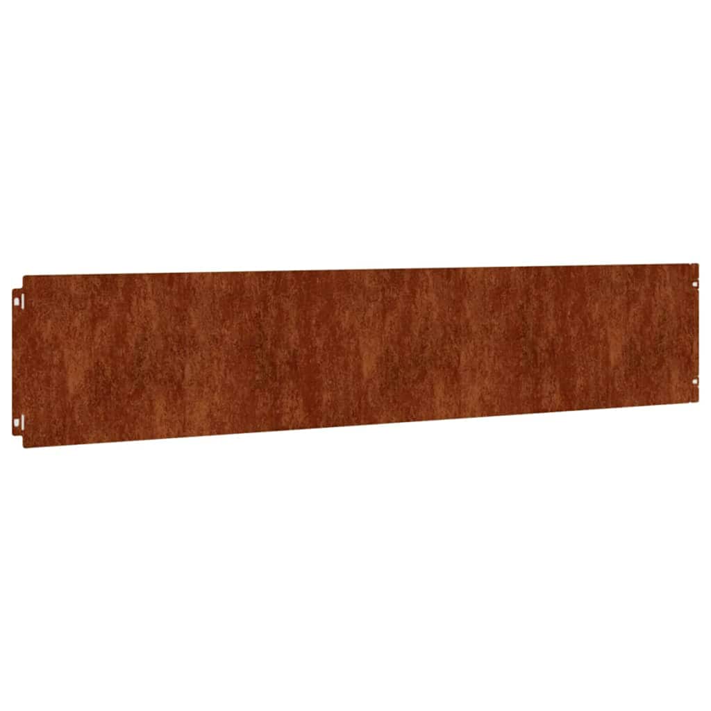 Rubnjaci za travnjak 10 kom fleksibilni 20x103 cm čelik COR-TEN