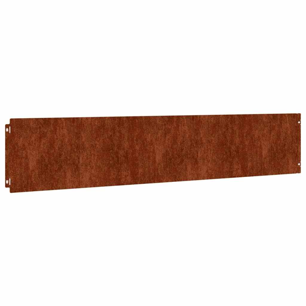 Rubnjaci za travnjak 10 kom fleksibilni 20x103 cm čelik COR-TEN