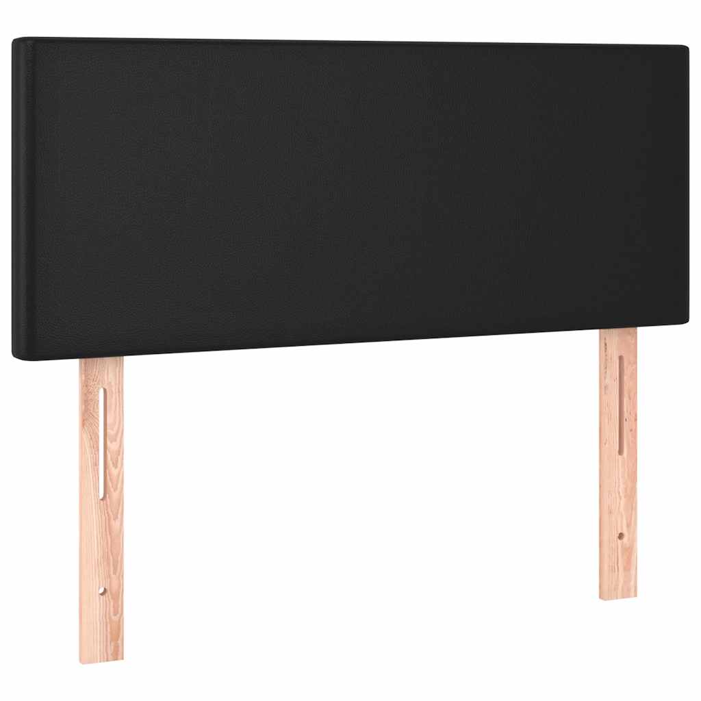 Uzglavlje crno 90x5x78/88 cm od umjetne kože