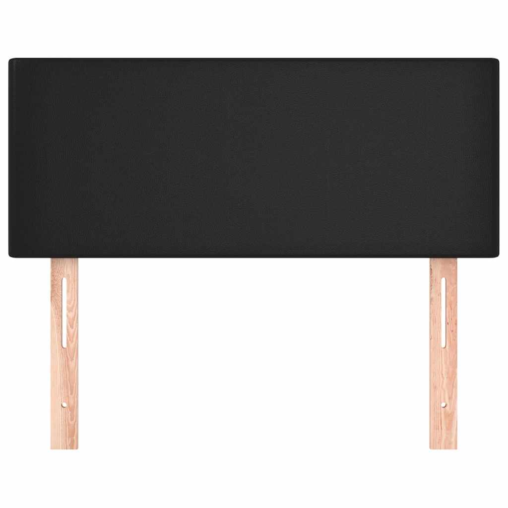Uzglavlje crno 90x5x78/88 cm od umjetne kože