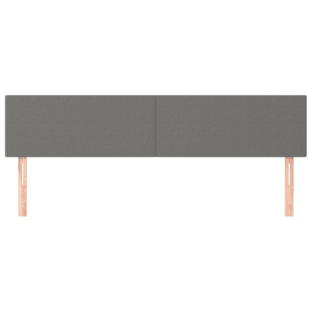 Uzglavlja tamnosiva 180x5x78/88 cm od tkanine