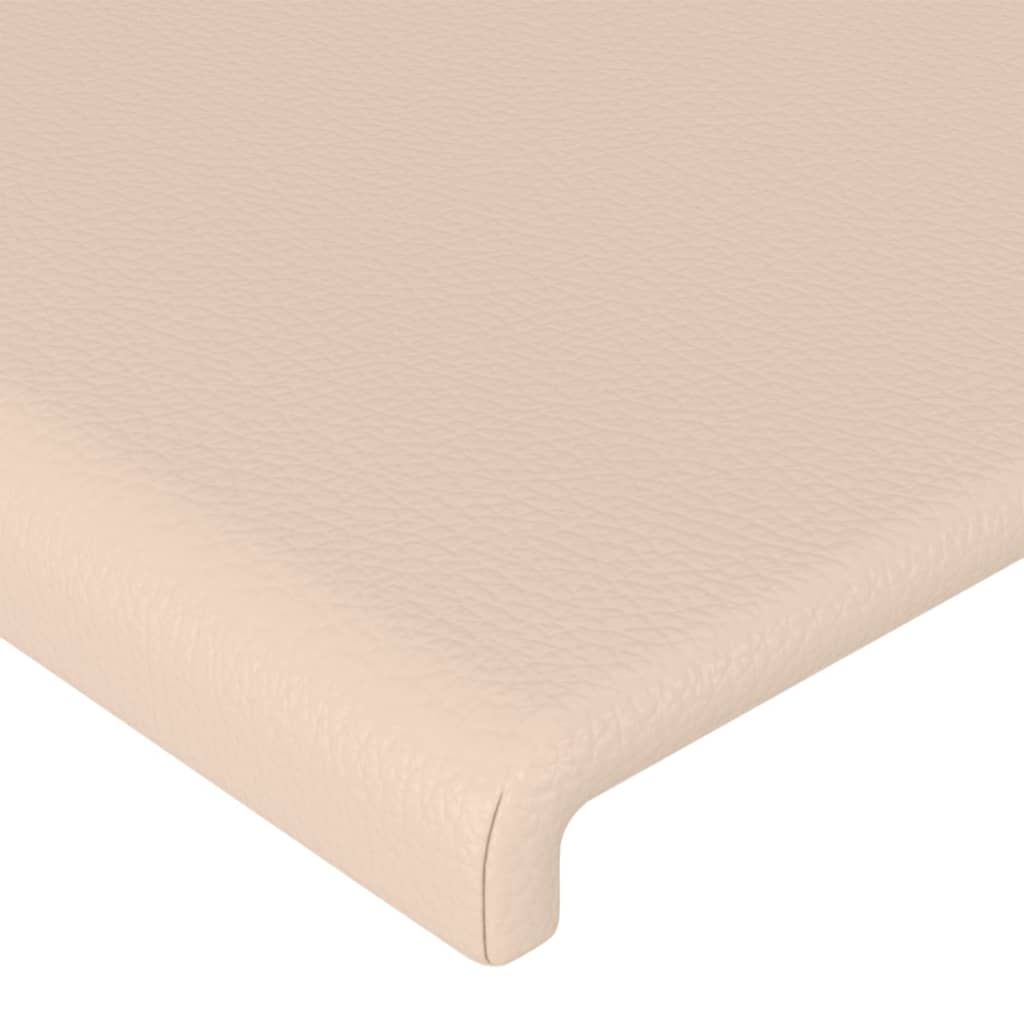 Uzglavlja cappuccina 180x5x78/88 cm od umjetne kože