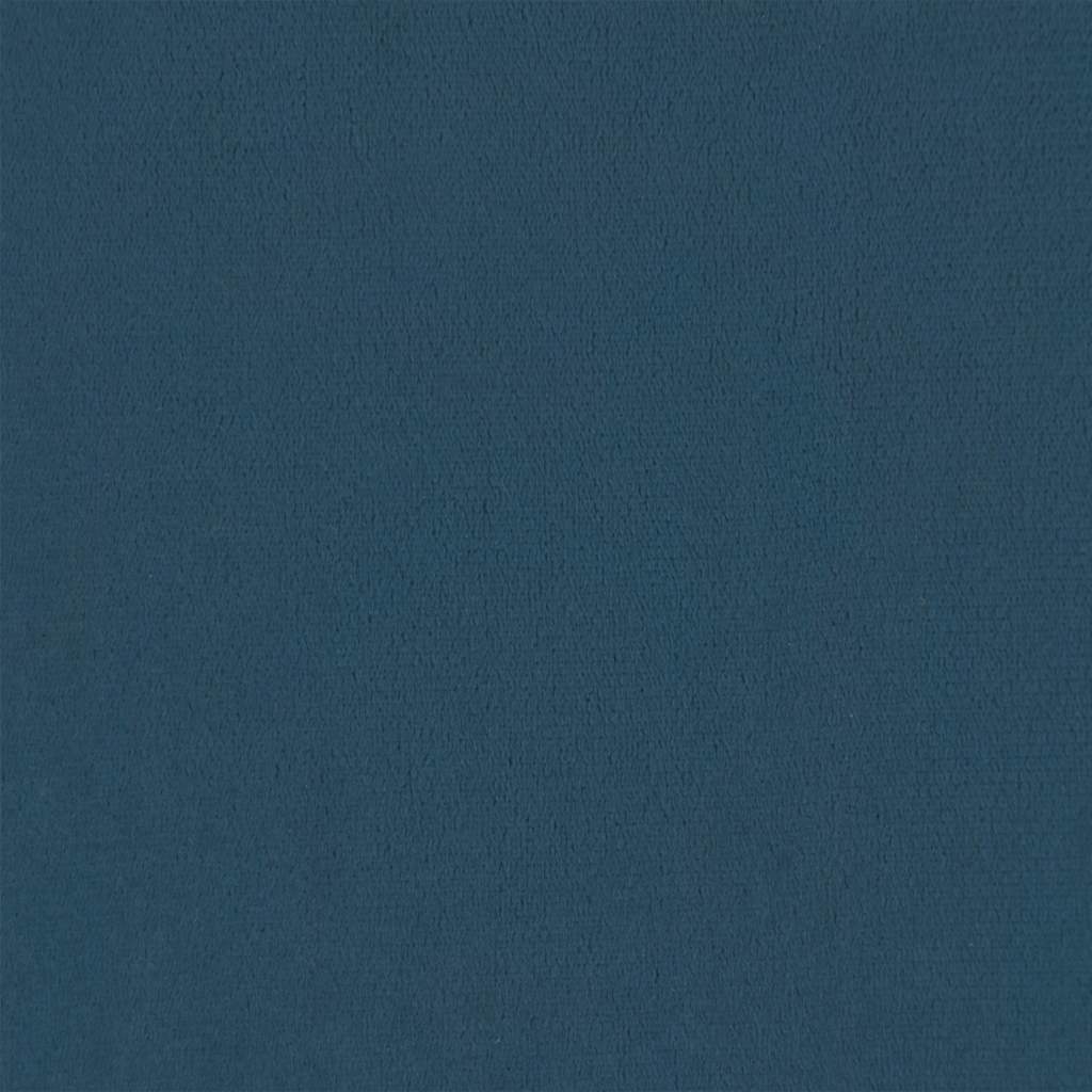 Uzglavlja tamnoplava 180x5x78/88 cm baršunasta