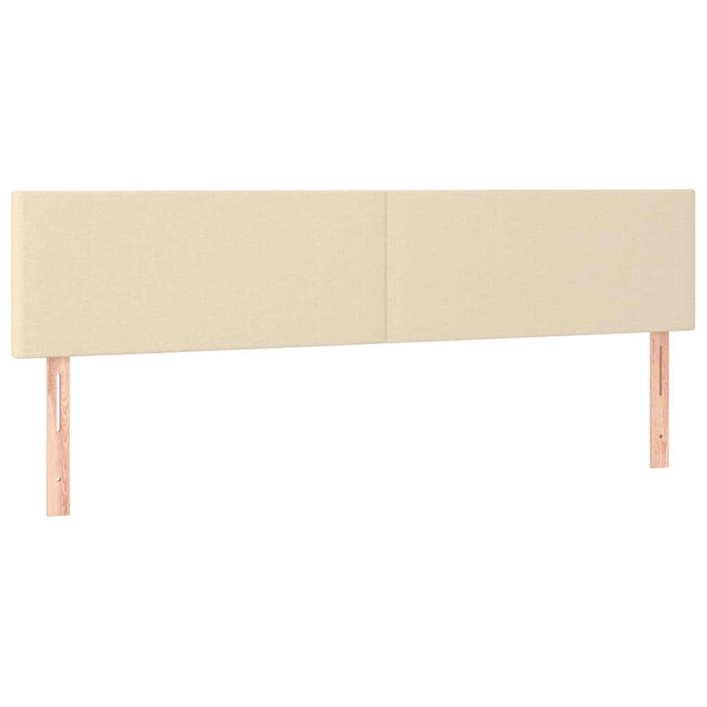 Uzglavlja krem 200x5x78/88 cm od tkanine