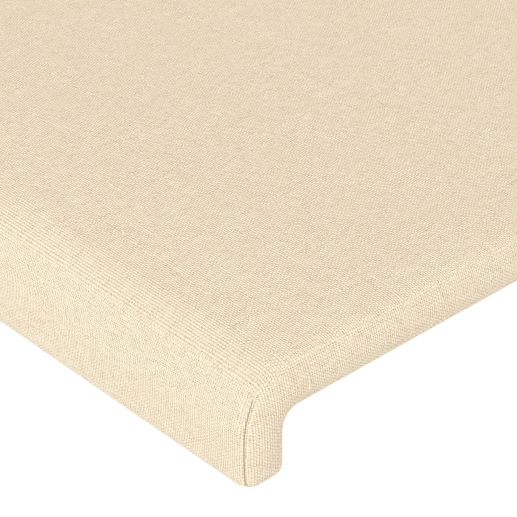 Uzglavlja krem 200x5x78/88 cm od tkanine