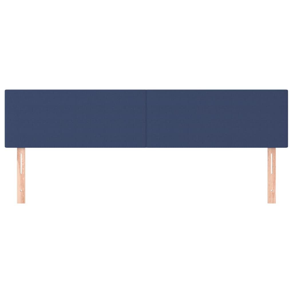 Uzglavlja plava 200x5x78/88 cm od tkanine