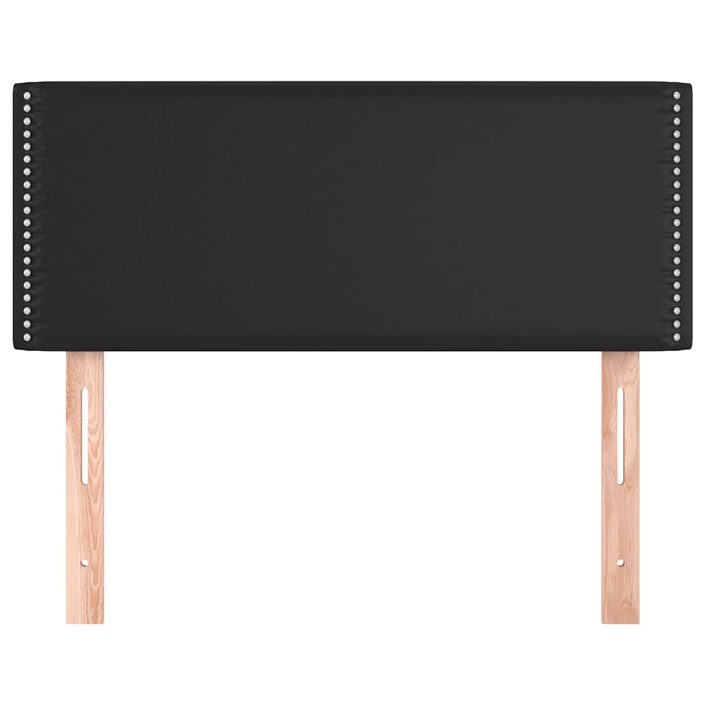 Uzglavlje crno 90x5x78/88 cm od umjetne kože