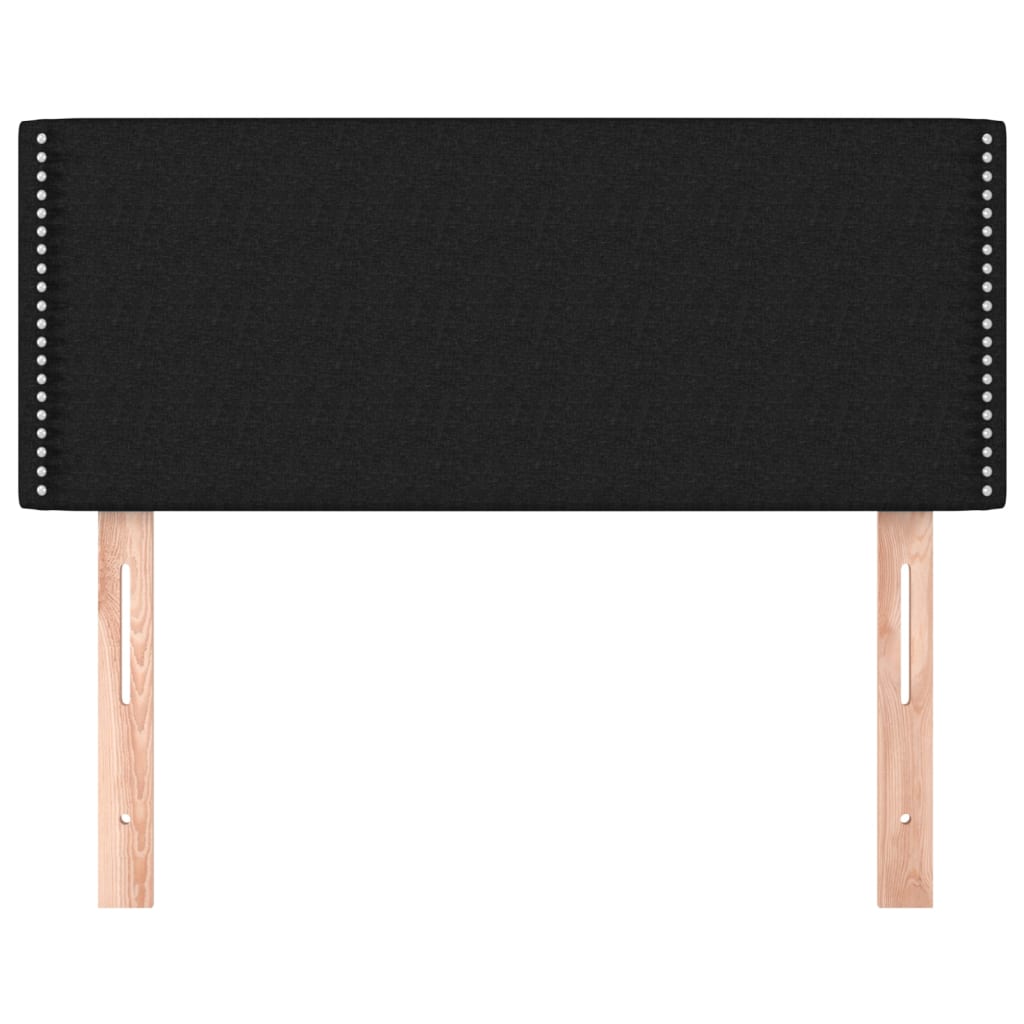 Uzglavlje crno 100x5x78/88 cm od tkanine