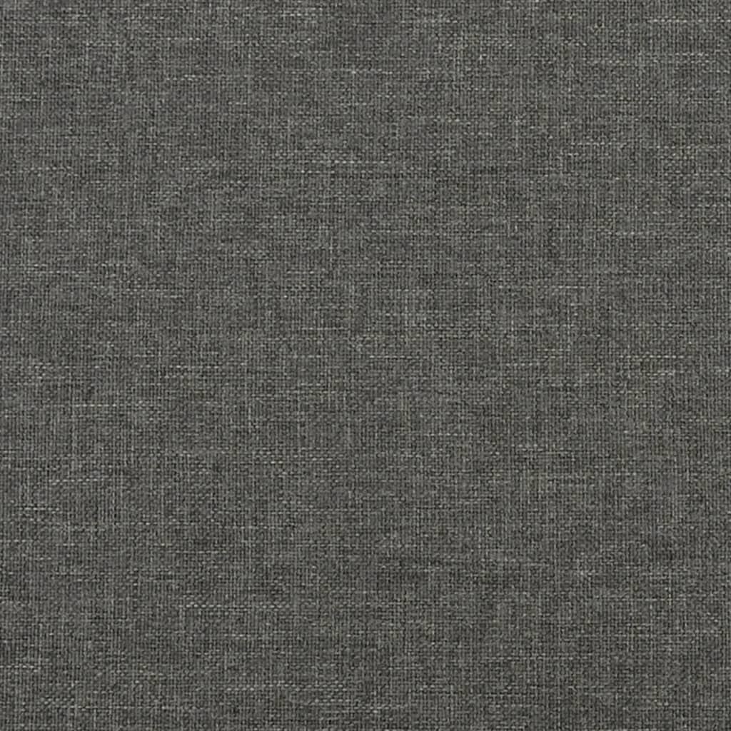 Uzglavlja tamnosiva 200x5x78/88 cm od tkanine