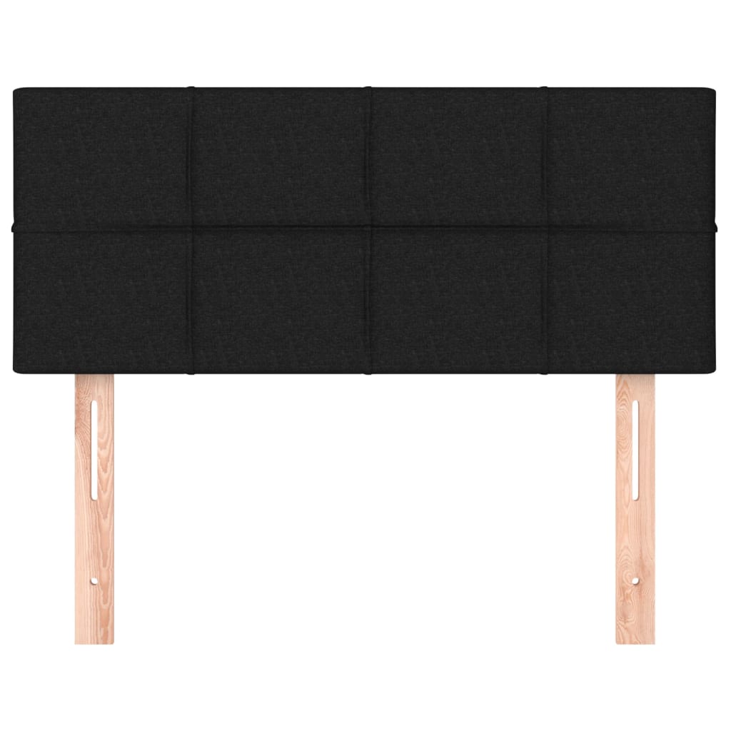 Uzglavlje crno 100x5x78/88 cm od tkanine