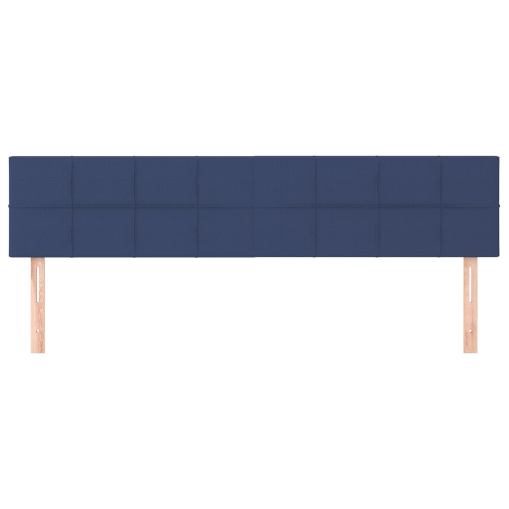 Uzglavlja plava 160x5x78/88 cm od tkanine