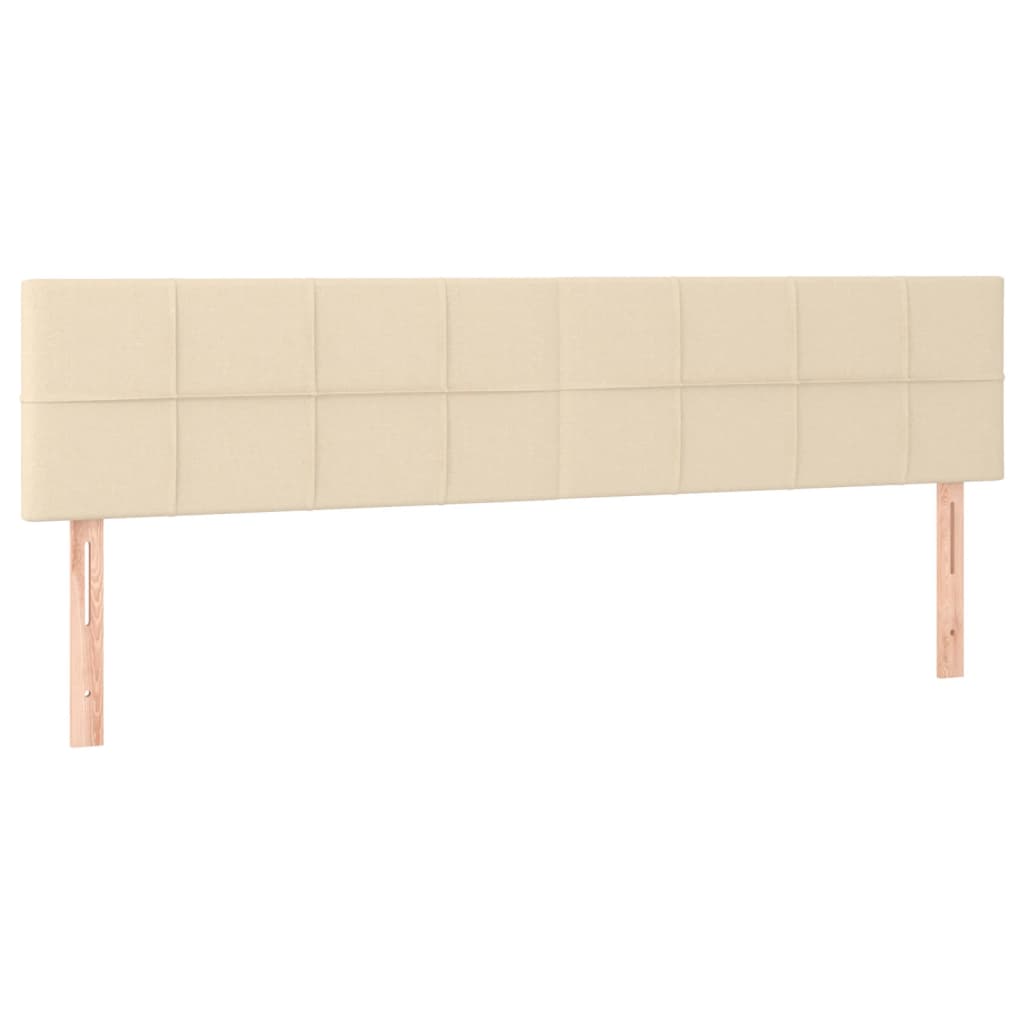 Uzglavlja krem 200x5x78/88 cm od tkanine