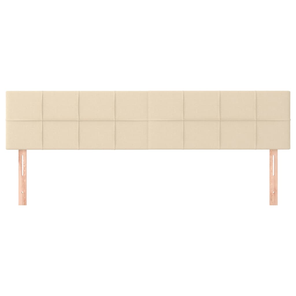 Uzglavlja krem 200x5x78/88 cm od tkanine