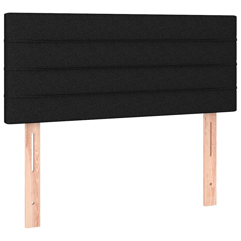Uzglavlje crno 100x5x78/88 cm od tkanine