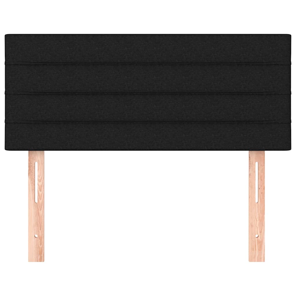 Uzglavlje crno 100x5x78/88 cm od tkanine