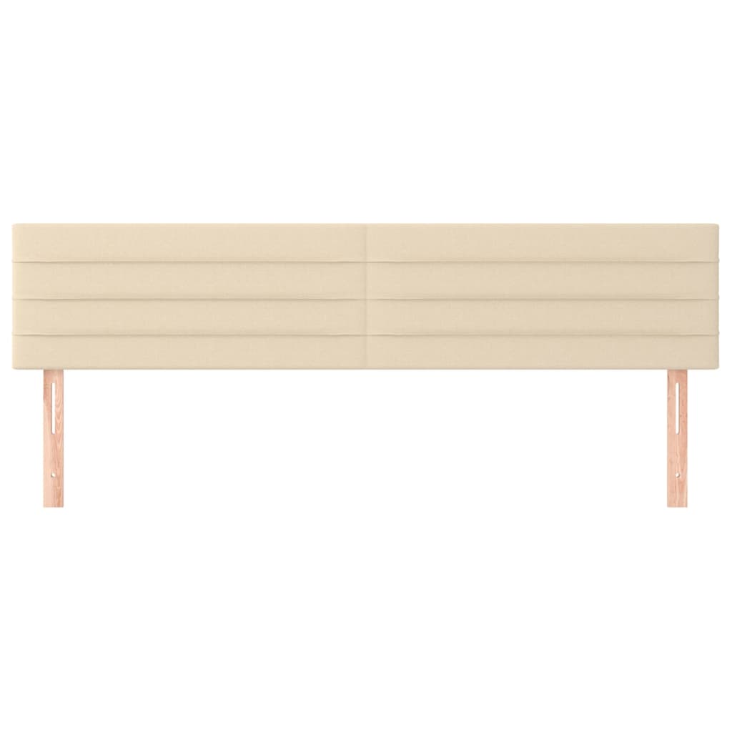 Uzglavlja krem 160x5x78/88 cm od tkanine
